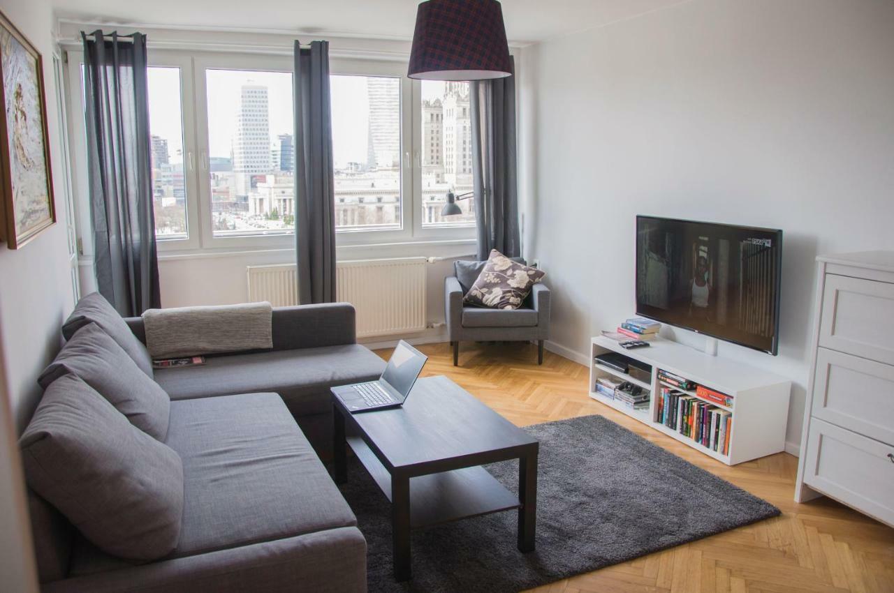 דירות ורשה Apartament Widok Centrum מראה חיצוני תמונה